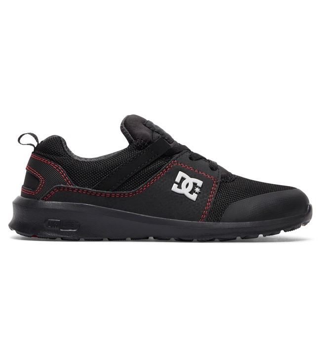 dcshoes, Heathrow Prestige - Chaussures, BLACK/RED/GREY (xkrs) 0 Heathrow Prestige - Chaussures Noir ADBS700048 DC Shoes