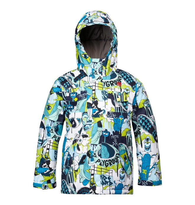 dcshoes, Boy's Servo Snowboard Jacket, BIZMUT BLUE (bpj7) 0 Boy's Servo Snowboard Jacket Blue ADBTJ00000 DC Shoes