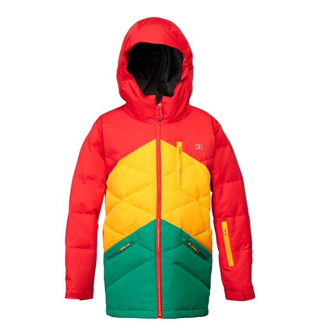 dcshoes, Boy's Stage Snowboard Jacket, CHINESE RED (rqq0) 0 Boy's Stage Snowboard Jacket Red ADBTJ00002 DC Shoes