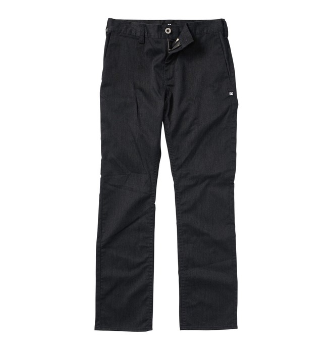 dcshoes, Boy's 8-16 DC Worker Pants, HEATHER DARK SHADOW (hsd) 0 Boy's 8-16 DC Worker Pants Grey ADBWP00000 DC Shoes