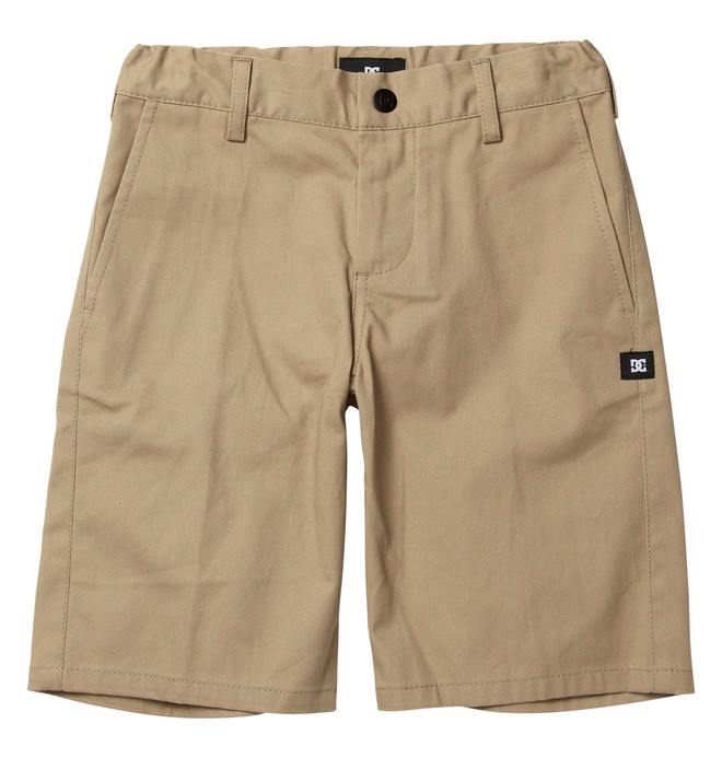 dcshoes, Kid's DC Worker Shorts, KHAKI (kha) 0 Kid's DC Worker Shorts Beige ADBWS00003 DC Shoes