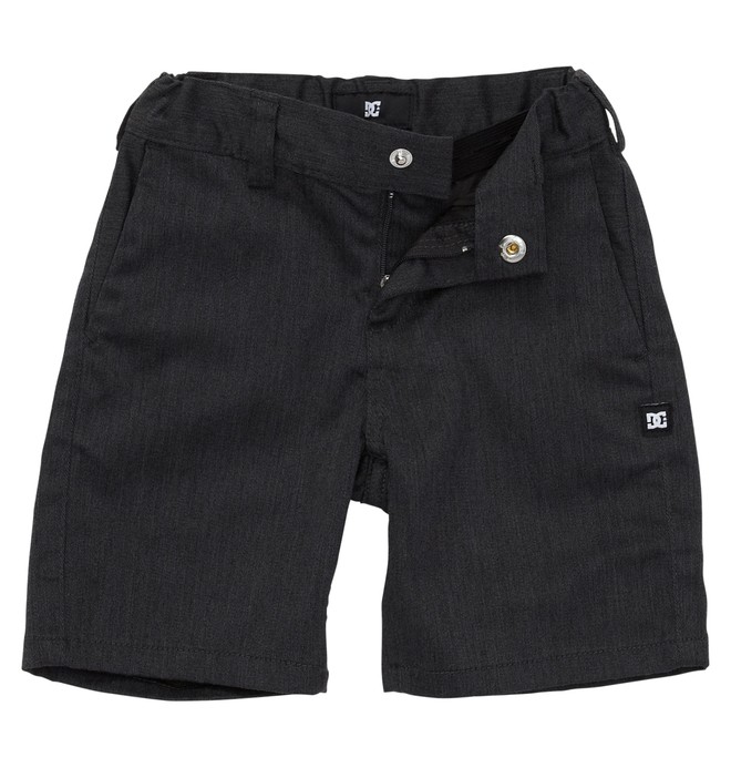 dcshoes, Kid's DC Worker Shorts, HEATHER DARK SHADOW (hsd) 0 Kid's DC Worker Shorts Grey ADBWS00003 DC Shoes