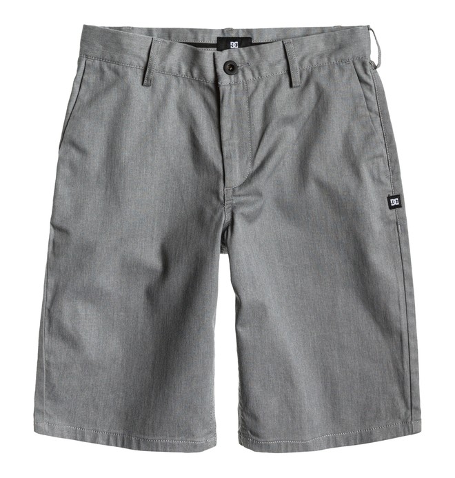 dcshoes, Boy's DC Worker Shorts, HEATHER MONUMENT (grh) 0 Boy's DC Worker Shorts Grey ADBWS00004 DC Shoes