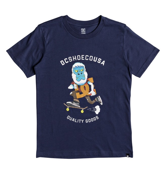 dcshoes, Kid's Yetier Tee, SUMMER BLUES (bra0) 0 Kid's Yetier Tee Blue ADBZT03036 DC Shoes