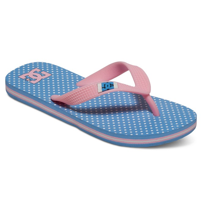 dcshoes, Spray Graffik - Flip-Flops, BLUE/PINK (blp) 0 Spray Graffik - Flip-Flops Blue ADGL100006 DC Shoes