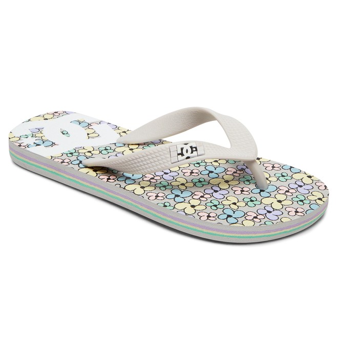 dcshoes, Spray Graffik - Flip-Flops, MULTI (mul) 0 Spray Graffik - Flip-Flops Grey ADGL100006 DC Shoes