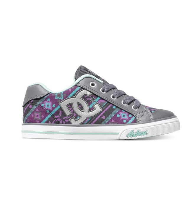 dcshoes, Girl's Chelsea Graffik Shoes, ARMOR/PURPLE (ape) 0 Girl's Chelsea Graffik Shoes ADGS300001 DC Shoes