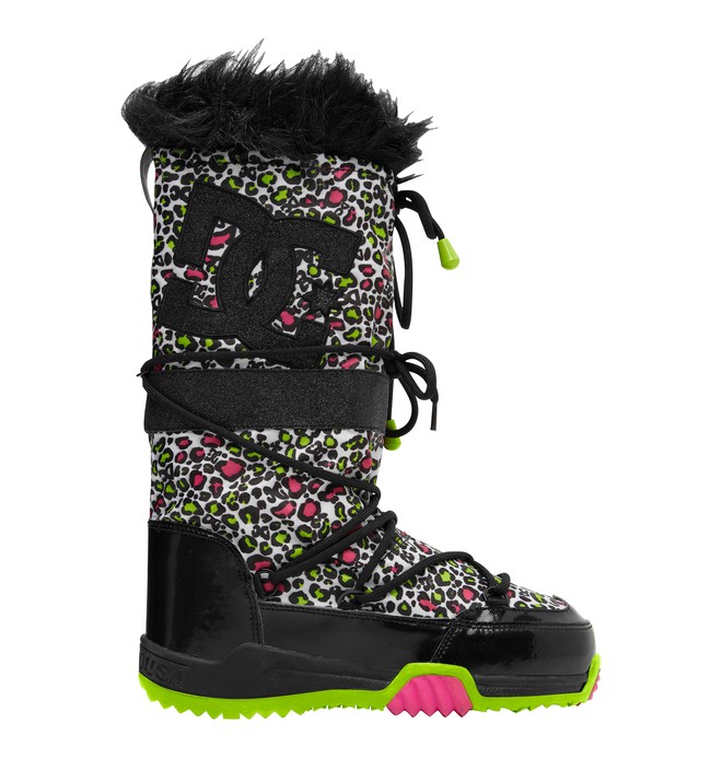 dcshoes, Women's Chalet 2.0 LX Boots, BLACK/BLACK/SOFT LIME (bk9) 0 Women's Chalet 2.0 LX Boots ADJB700002 DC Shoes