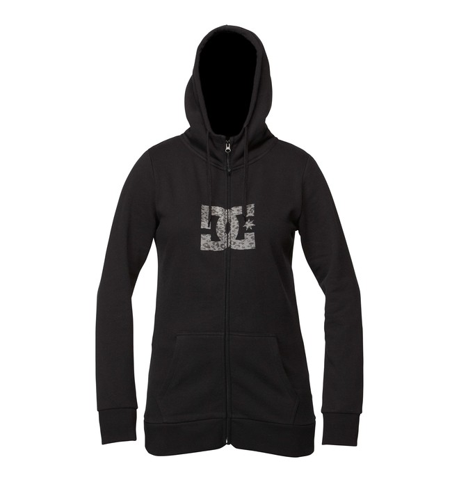 dcshoes, Women's Snowstar Zip Hoodie, BLACK (blk) 0 Women's Snowstar Zip Hoodie ADJFT00034 DC Shoes