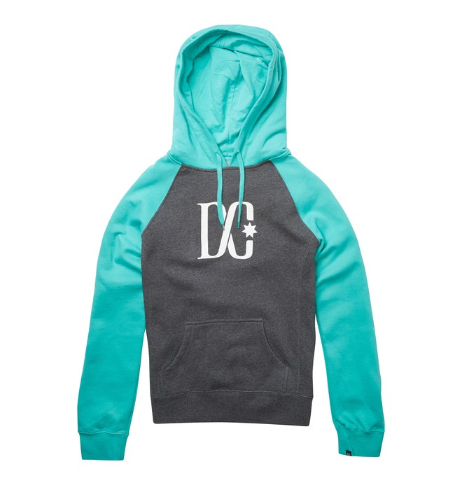dcshoes, Star Raglan PH Hoodie, ATLANTIS (gmh0) 0 Star Raglan PH Hoodie Green ADJFT00035 DC Shoes