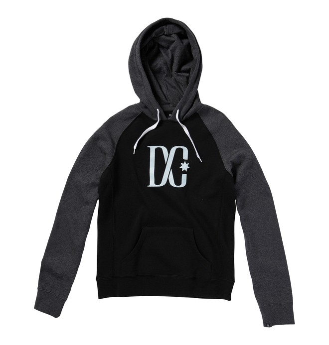 dcshoes, Star Raglan PH Hoodie, HEATHER DARK SHADOW (krph) 0 Star Raglan PH Hoodie Black ADJFT00035 DC Shoes