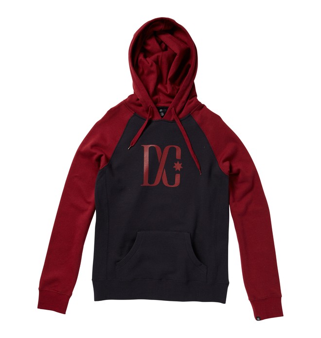 dcshoes, Star Raglan PH Hoodie, RUBY WINE (rrg0) 0 Star Raglan PH Hoodie Red ADJFT00035 DC Shoes