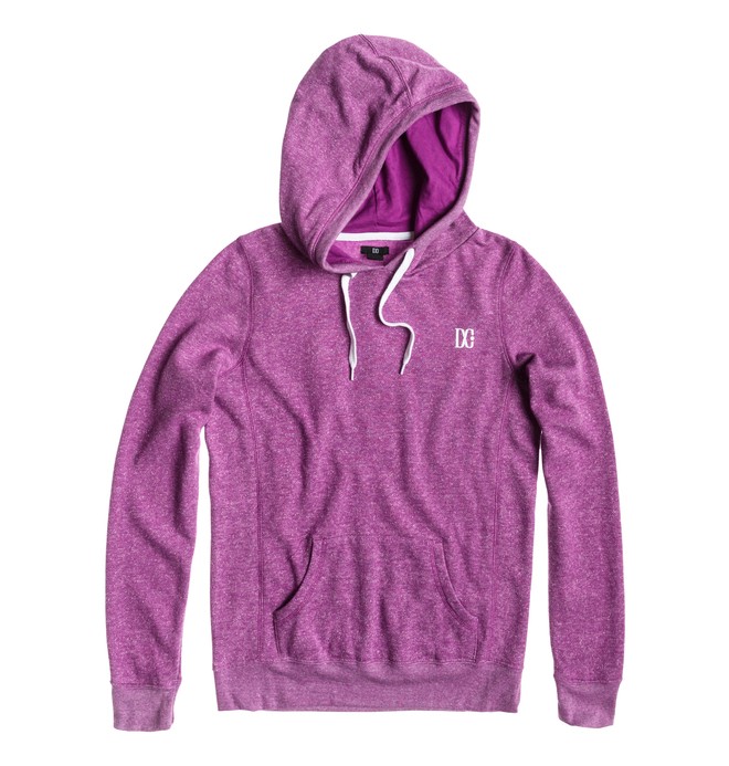 dcshoes, Women's Rebel Star Pullover Hoodie, HOLLYHOCK REBEL (ppn0) 0 Women's Rebel Star Pullover Hoodie Purple ADJFT00044 DC Shoes