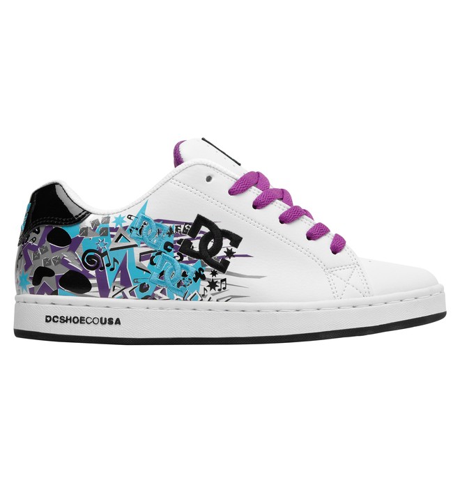 dcshoes, Women's Pixie Rock Shoes, GREY/PURPLE (gp3) 0 Women's Pixie Rock Shoes ADJS100006 DC Shoes