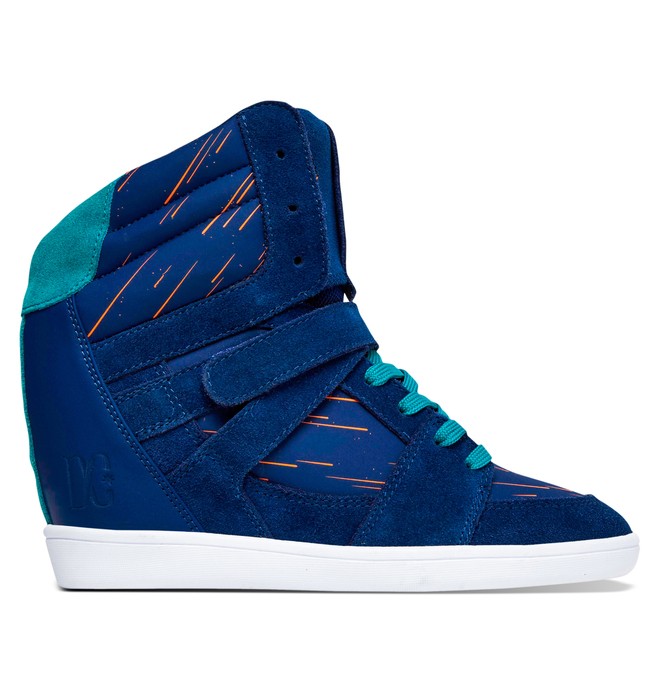 dcshoes, Women's Mirage Mid SE Shoes, ESTATE BLUE (esu) 0 Women's Mirage Mid SE Shoes Blue ADJS100047 DC Shoes