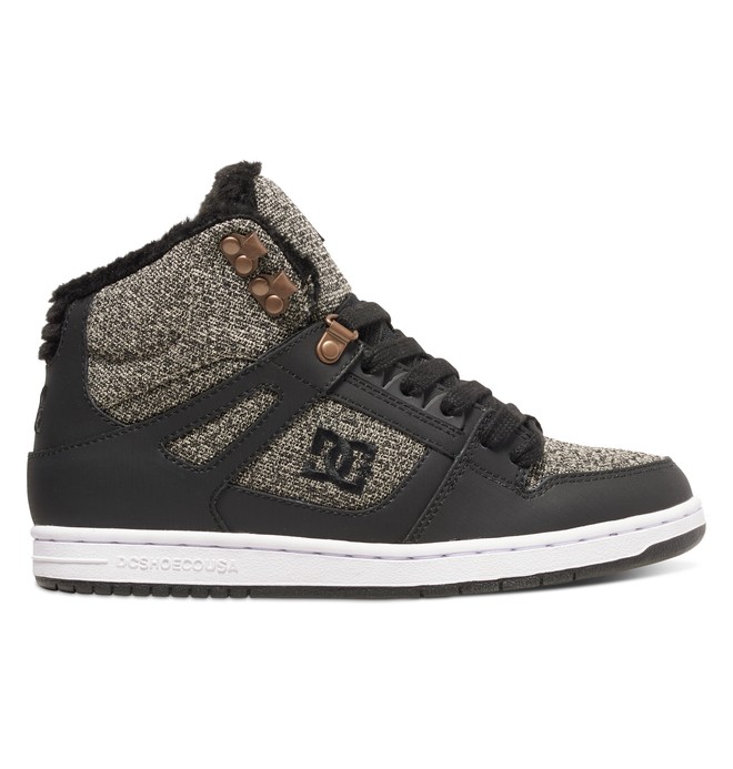 dcshoes, Rebound High Wnt, BLACK DARK USED (bkz) 0 Rebound High Wnt ADJS100054 DC Shoes
