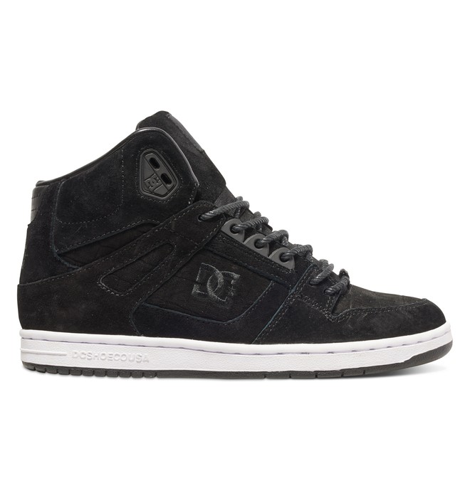 dcshoes, Rebound XE - High-Top Shoes, BLACK SMOOTH (bsm) 0 Rebound XE - High-Top Shoes ADJS100062 DC Shoes