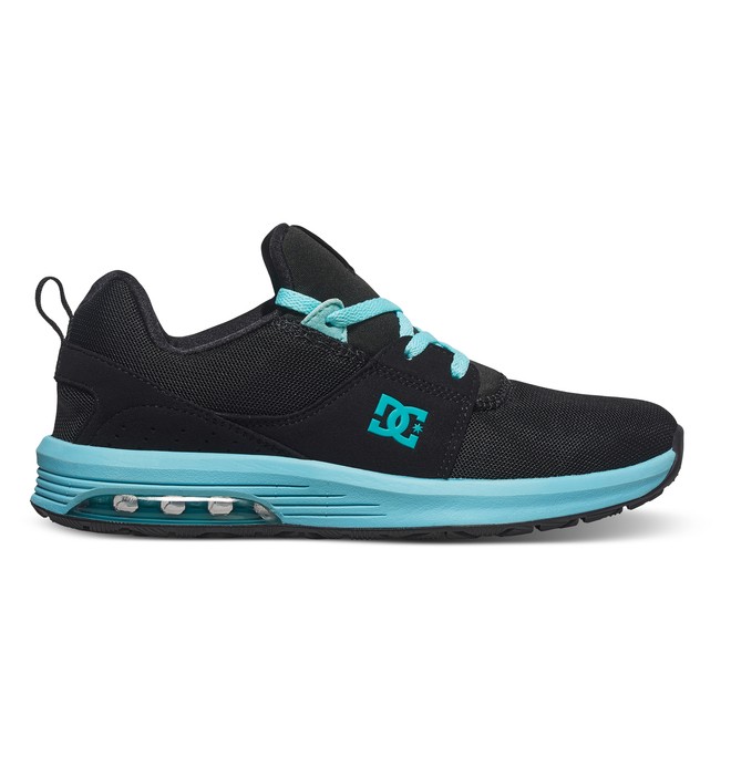 dcshoes, Heathrow Ia - Zapatos, BLACK/AQUA (ba2) 0 Heathrow Ia - Zapatos Negro ADJS200003 DC Shoes