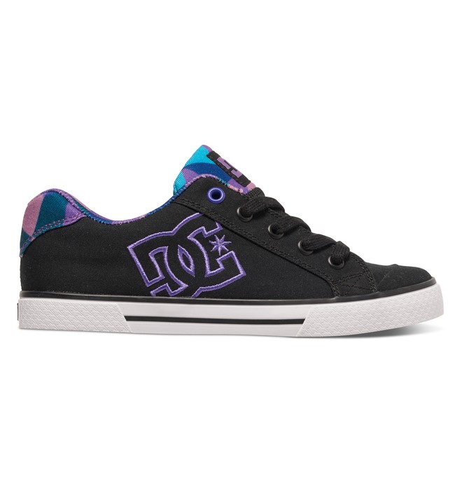 dcshoes, Women's Chelsea TX SE Shoes, BLACK/PURPLE (bpu) 0 Women's Chelsea TX SE Shoes Black ADJS300025 DC Shoes