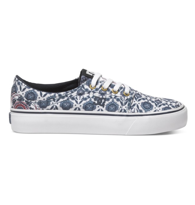 dcshoes, Trase SP - Low-Top Shoes, BLUE PRINT (buf) 0 Trase SP - Low-Top Shoes Blue ADJS300090 DC Shoes