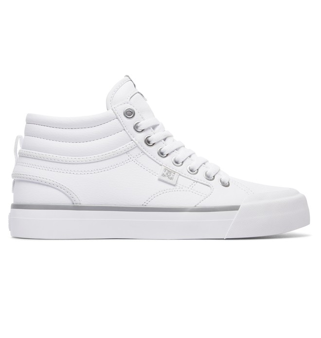 dcshoes, Evan Hi - Chaussures montantes, WHITE/SILVER (ws4) 0 Evan Hi - Chaussures montantes Blanc ADJS300147 DC Shoes