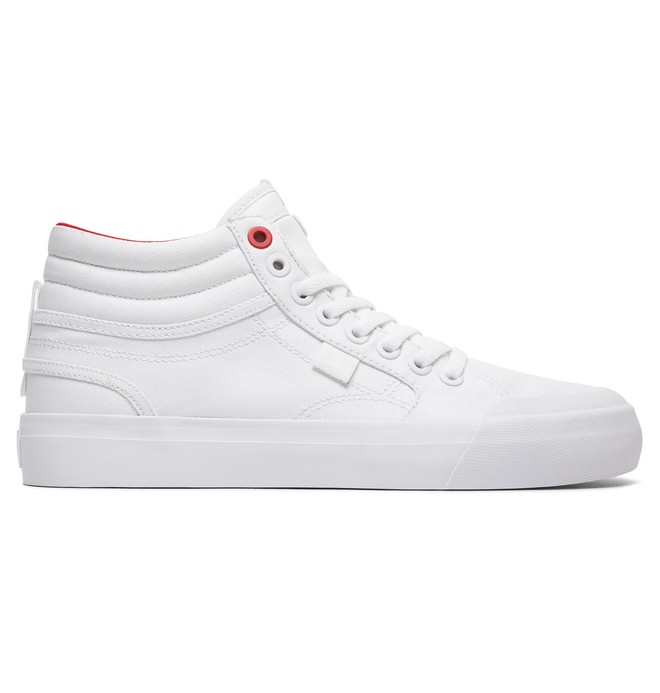 dcshoes, Evan HI TX SE - High-Top Shoes, WHITE/WHITE/TRUE RED (wwt) 0 Evan HI TX SE - High-Top Shoes White ADJS300164 DC Shoes