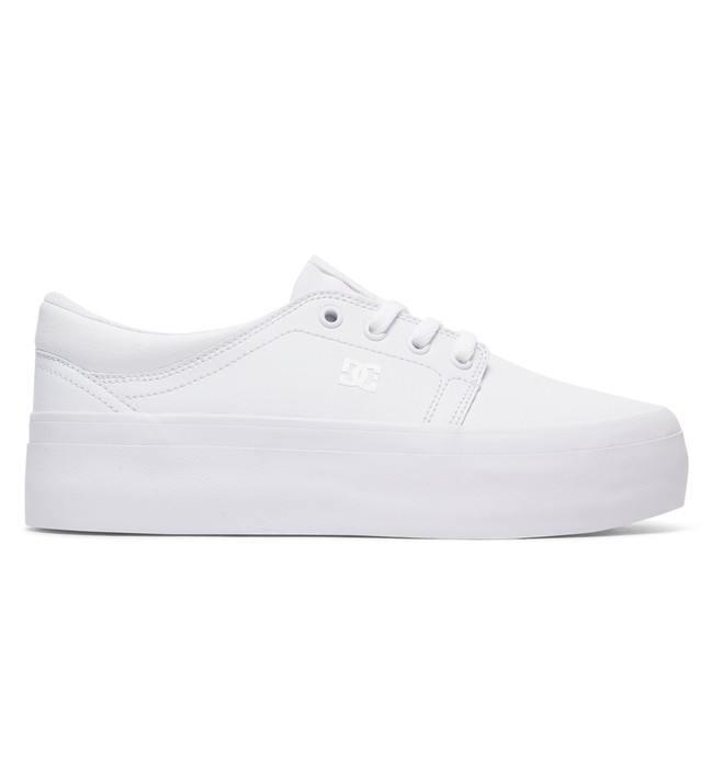 dcshoes, Trase Platform - Shoes, WHITE (wht) 0 Trase Platform - Shoes White ADJS300195 DC Shoes