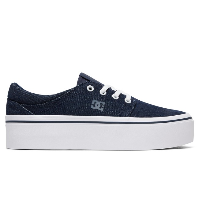 dcshoes, Trase Platform TX SE - Shoes, DENIM (dnm) 0 Trase Platform TX SE - Shoes Green ADJS300196 DC Shoes