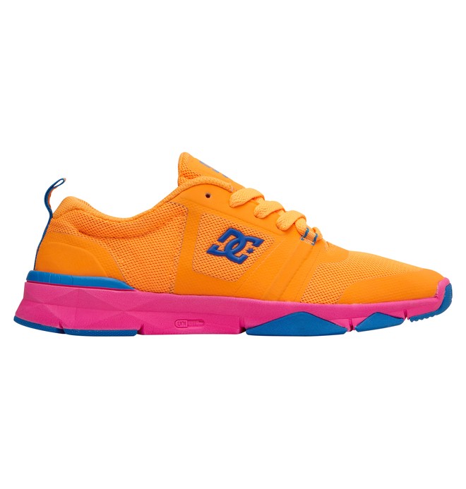 dcshoes, Women's Unilite Flex Trainer Shoes, HAZARD (haz) 0 Women's Unilite Flex Trainer Shoes Orange ADJS700004 DC Shoes