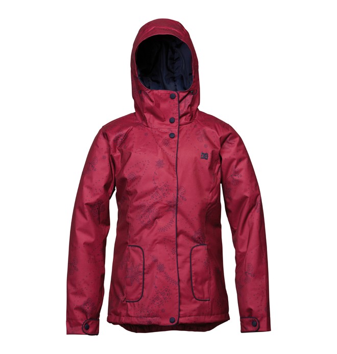 dcshoes, Women's Data Snowboard Jacket, ANEMONE EMBROIDERY (rqy6) 0 Women's Data Snowboard Jacket Red ADJTJ00005 DC Shoes