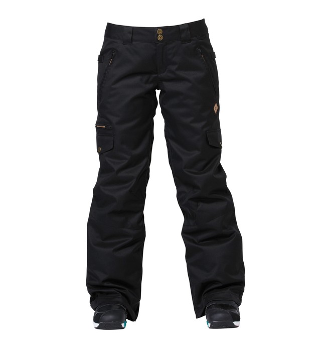 dcshoes, Women's Scarlett Snowboard Pants, BLACK (blk) 0 Women's Scarlett Snowboard Pants Black ADJTP00002 DC Shoes