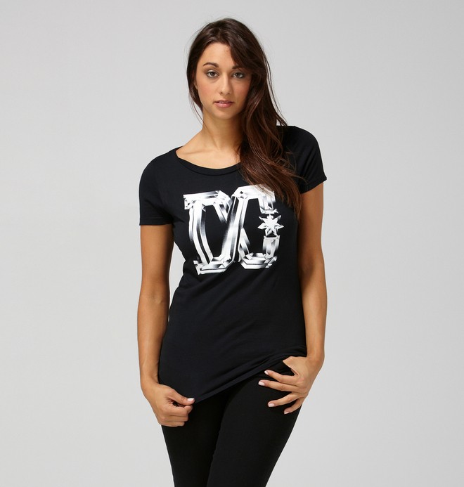 dcshoes, Women's Lattice Tee, PIRATE BLACK (prt) 0 Women's Lattice Tee ADJZT00007 DC Shoes