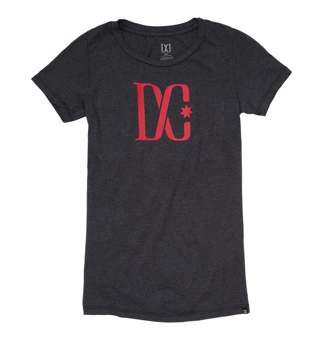 dcshoes, TStar SS C Tee, HEATHER DARK SHADOW (krph) 0 TStar SS C Tee Black ADJZT00063 DC Shoes