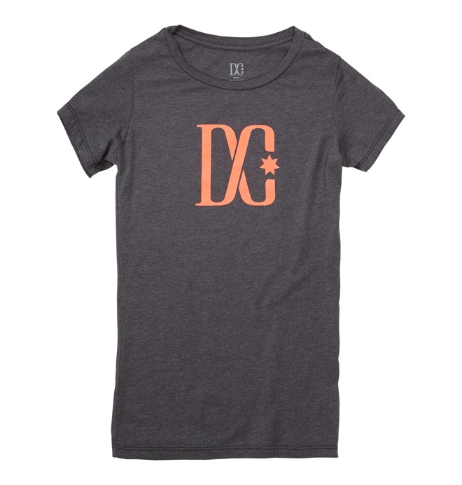 dcshoes, TStar SS C Tee, HTR DRK SHADOW/CORAL (xkkm) 0 TStar SS C Tee Multicolor ADJZT00063 DC Shoes