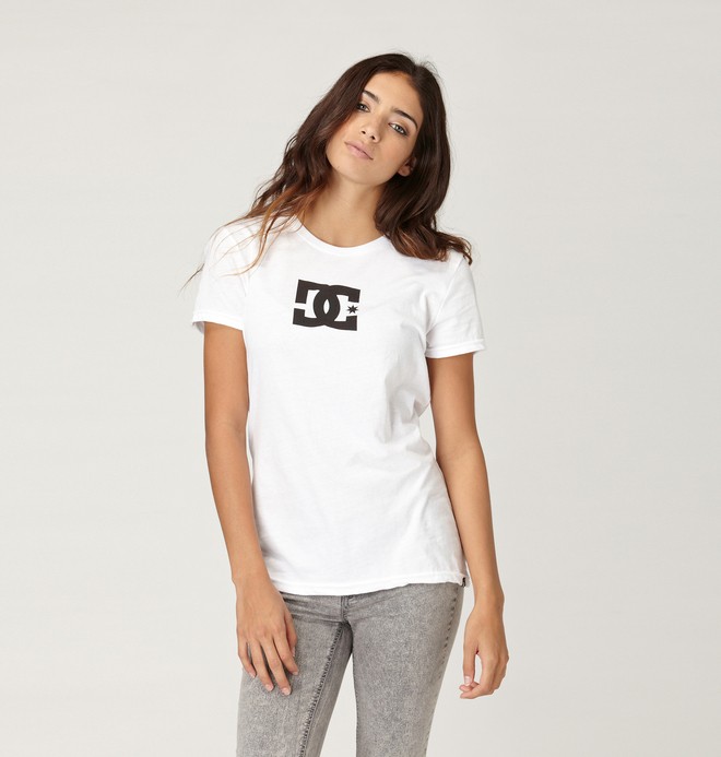 dcshoes, TStar E SS Tee, WHITE (wht) 0 TStar E SS Tee White ADJZT00065 DC Shoes