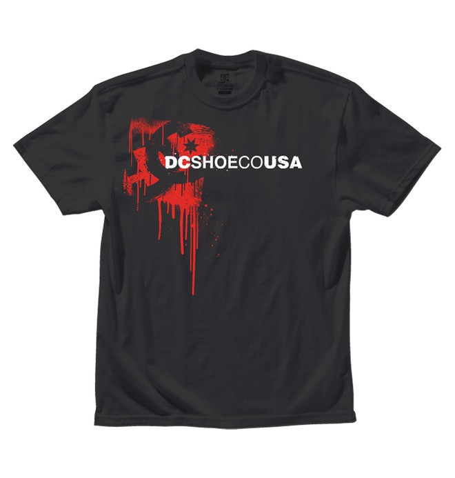 dcshoes, Kid's Follow Up Tee, BLACK (blk) 0 Kid's Follow Up Tee ADKZT00033 DC Shoes