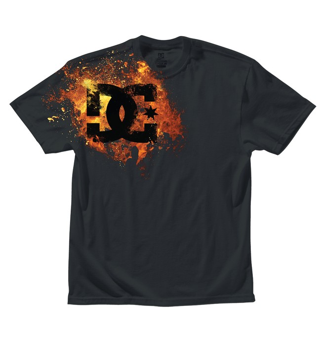 dcshoes, Boy's Fiyah Tee, BLACK (kvj0) 0 Boy's Fiyah Tee ADKZT00042 DC Shoes