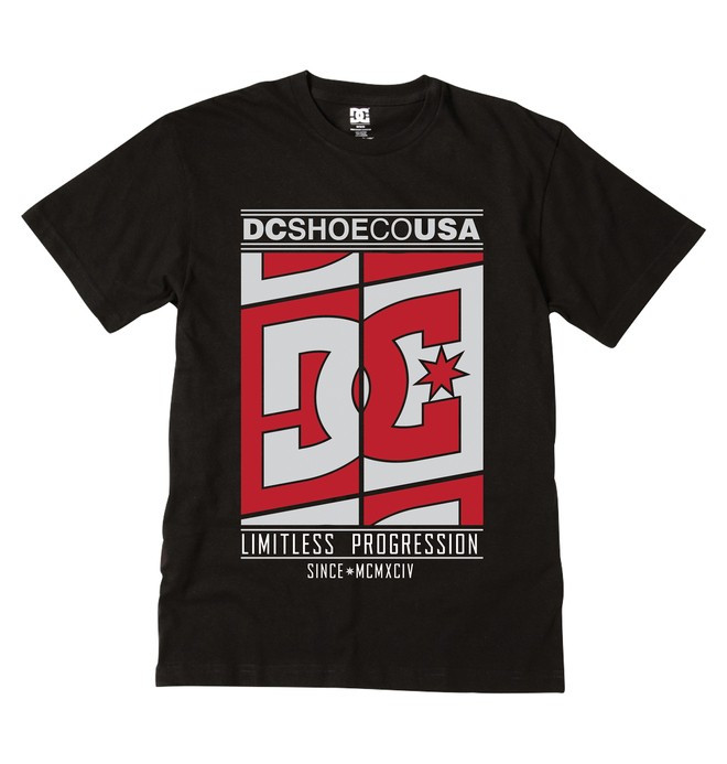 dcshoes, Boy's Crossing Tee, BLACK (kvj0) 0 Boy's Crossing Tee ADKZT00242 DC Shoes