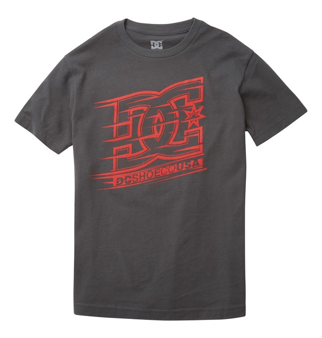 dcshoes, Boy's 8-16 Racer6 Tee, CHARCOAL (krp0) 0 Boy's 8-16 Racer6 Tee ADKZT00252 DC Shoes