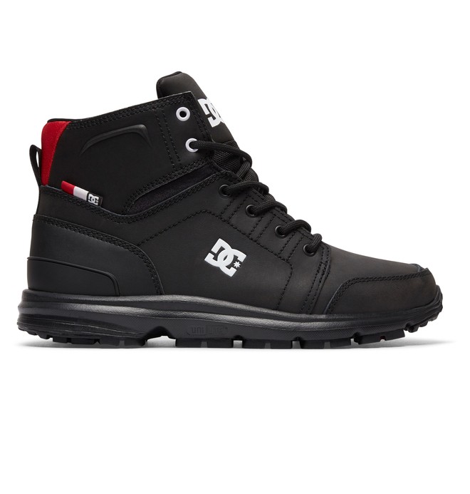 dcshoes, Men's Torstein Lace-Up Boots, BLACK/ATHLETIC RED/WHITE (kaw) 0 Men's Torstein Lace-Up Boots Black ADMB700008 DC Shoes