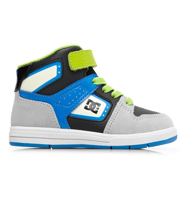 dcshoes, Toddler's Destroyer High SE Shoes, BLACK/BLUE (bkb) 0 Toddler's Destroyer High SE Shoes Black ADTS100009 DC Shoes