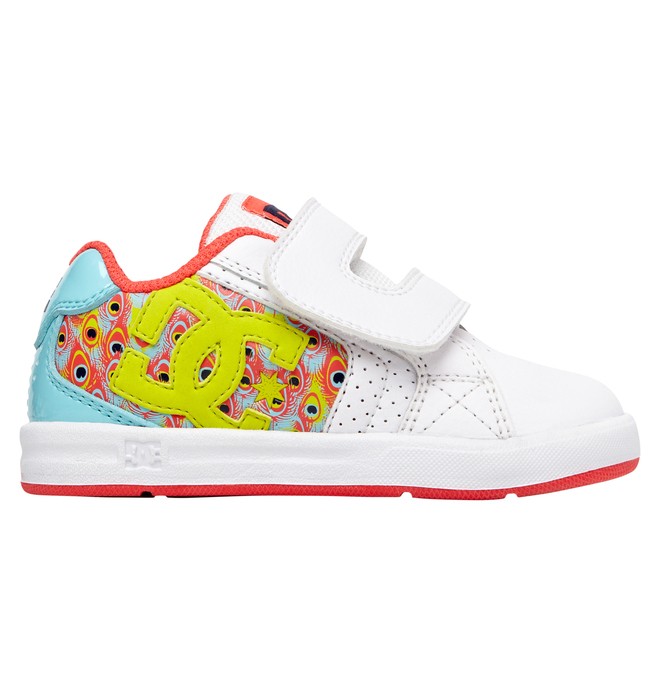 dcshoes, Toddler's Net V Ul Low Top Shoes, WHITE/AEGEAN BLUE (xyz) 0 Toddler's Net V Ul Low Top Shoes ADTS700003 DC Shoes