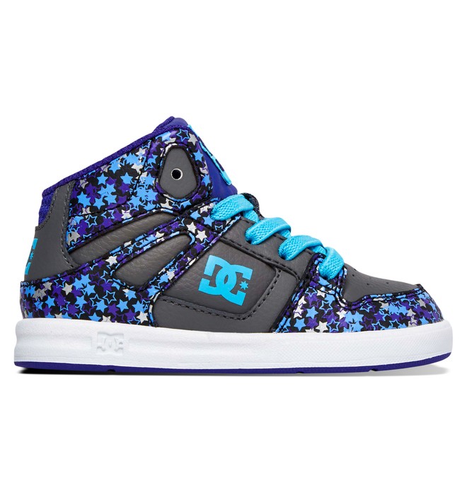 dcshoes, Toddler's Rebound SE UL High-Top Shoes, GREY/PURPLE (gp3) 0 Toddler's Rebound SE UL High-Top Shoes Grey ADTS700021 DC Shoes