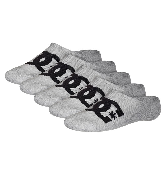 dcshoes, DC No Show 5 Socks, HEATHER GREY (knfh) 0 DC No Show 5 Socks ADYAA00028 DC Shoes
