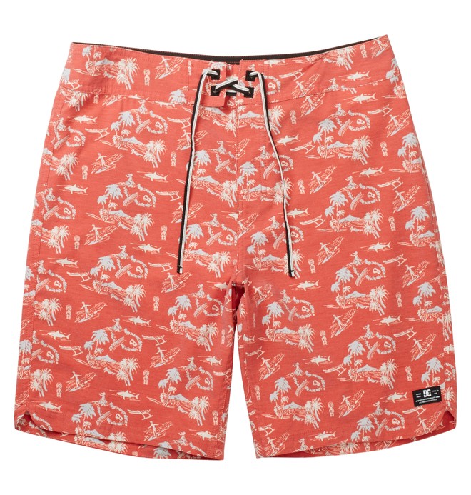 dcshoes, Men's Mermaid Ave Boardhsorts, TOMATO RED (rpm0) 0 Men's Mermaid Ave Boardhsorts Red ADYBS00045 DC Shoes