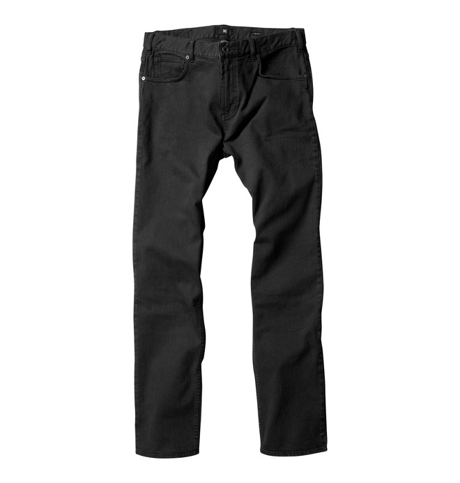 dcshoes, Men's Straight Fit 32" Inseam Jeans, USED BLACK (ksd) 0 Men's Straight Fit 32" Inseam Jeans ADYDP00016 DC Shoes