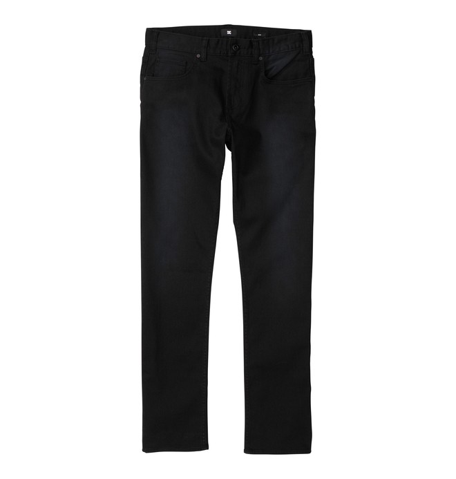 dcshoes, Men's Slim Fit 32" Inseam Jeans, JET BLACK (jet) 0 Men's Slim Fit 32" Inseam Jeans ADYDP00022 DC Shoes