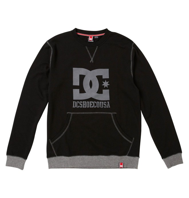 dcshoes, Men's Rob Dyrdek Official Crew-Neck Sweatshirt, BLACK (blk) 0 Men's Rob Dyrdek Official Crew-Neck Sweatshirt ADYFT00015 DC Shoes