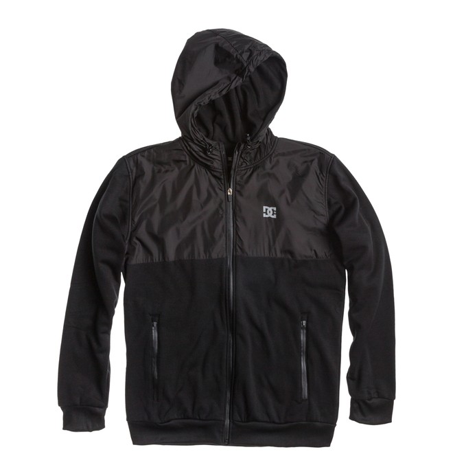dcshoes, Men's Submerged Full Zip Hoodie, BLACK (kvj0) 0 Men's Submerged Full Zip Hoodie ADYFT00077 DC Shoes