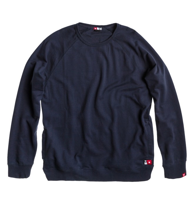 dcshoes, Men's Core Crew Sweatshirt, DC NAVY (btl0) 0 Men's Core Crew Sweatshirt Blue ADYFT00100 DC Shoes